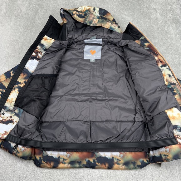 Obermeyer Waterproof Gage Snowboard Ski Jacket Teen Boys Medium 10-12 Coat Cloud - Picture 6 of 14